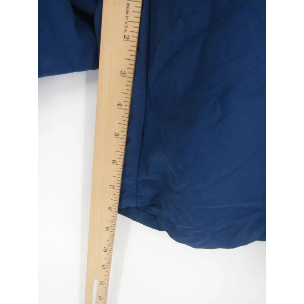 Columbia Packable Cargo Shorts Mens XXL Navy Blue Elastic‎ Waist Nylon Hiking
